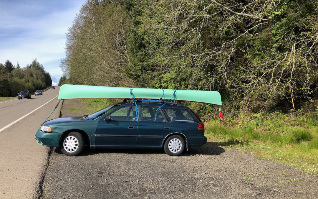 Canoeing Willapa Bay for geology